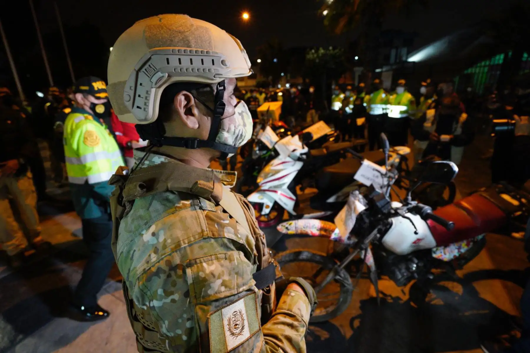 Ministros de Defensa e Interior presentan los resultados de los operativos contra la inseguridad ciudadana, de las últimas 36 horas, en que nuestras Fuerzas Armadas se sumaron en apoyo a la PNP. Foto: MINDEF