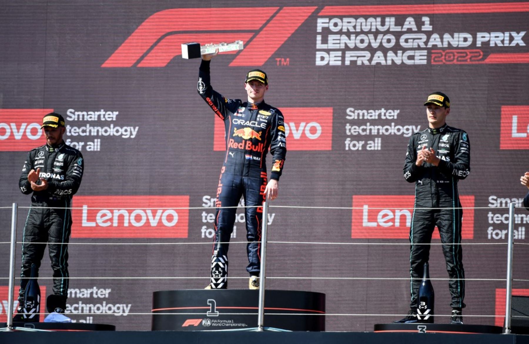 Max Verstappen logró la F1 de Francia