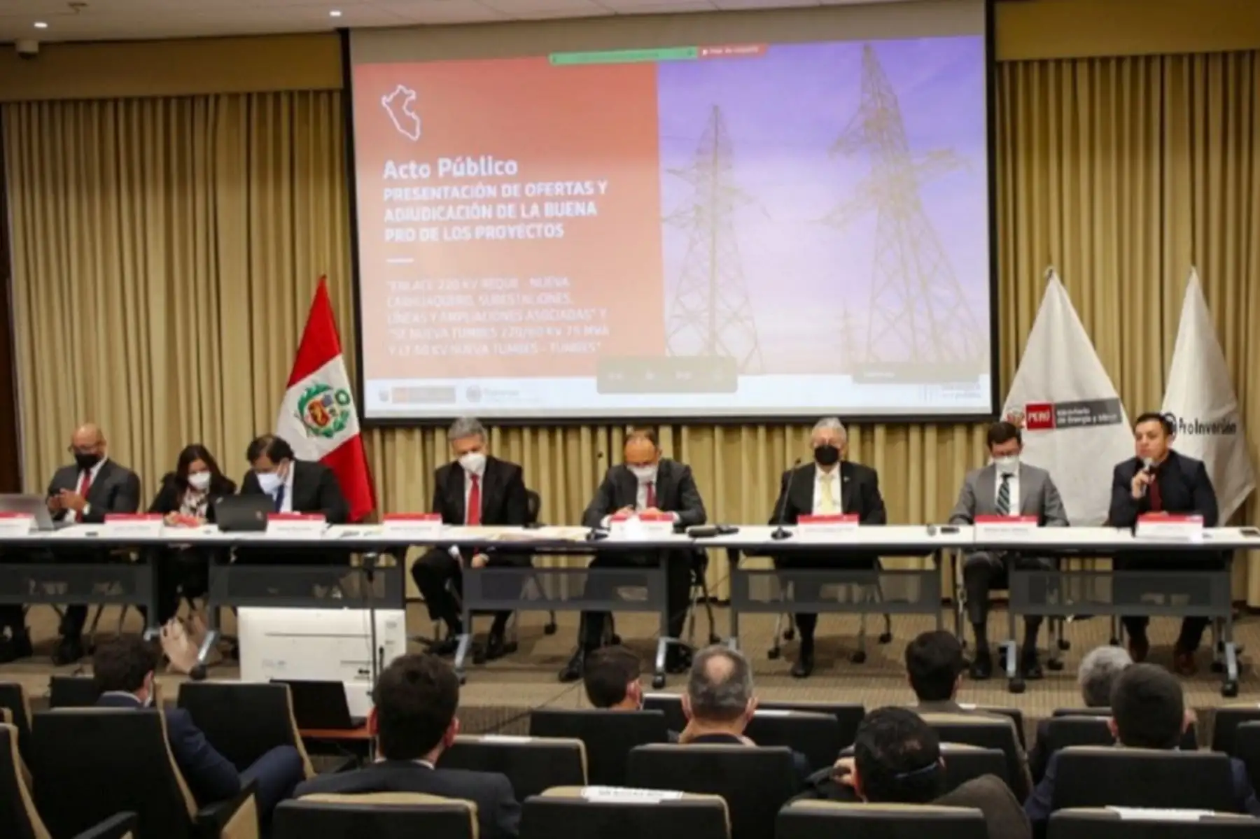 Adjudicación, de dos proyectos de transmisión eléctrica que beneficiará a las regiones de Cajamarca, Lambayeque y Tumbes. Foto: Cortesía.