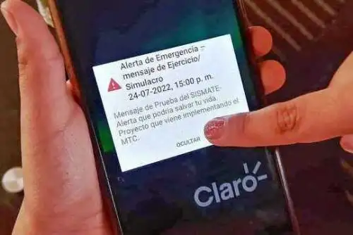 MTC realizó con éxito prueba de alerta Sismate a nivel nacional. Foto: ANDINA/Difusión.