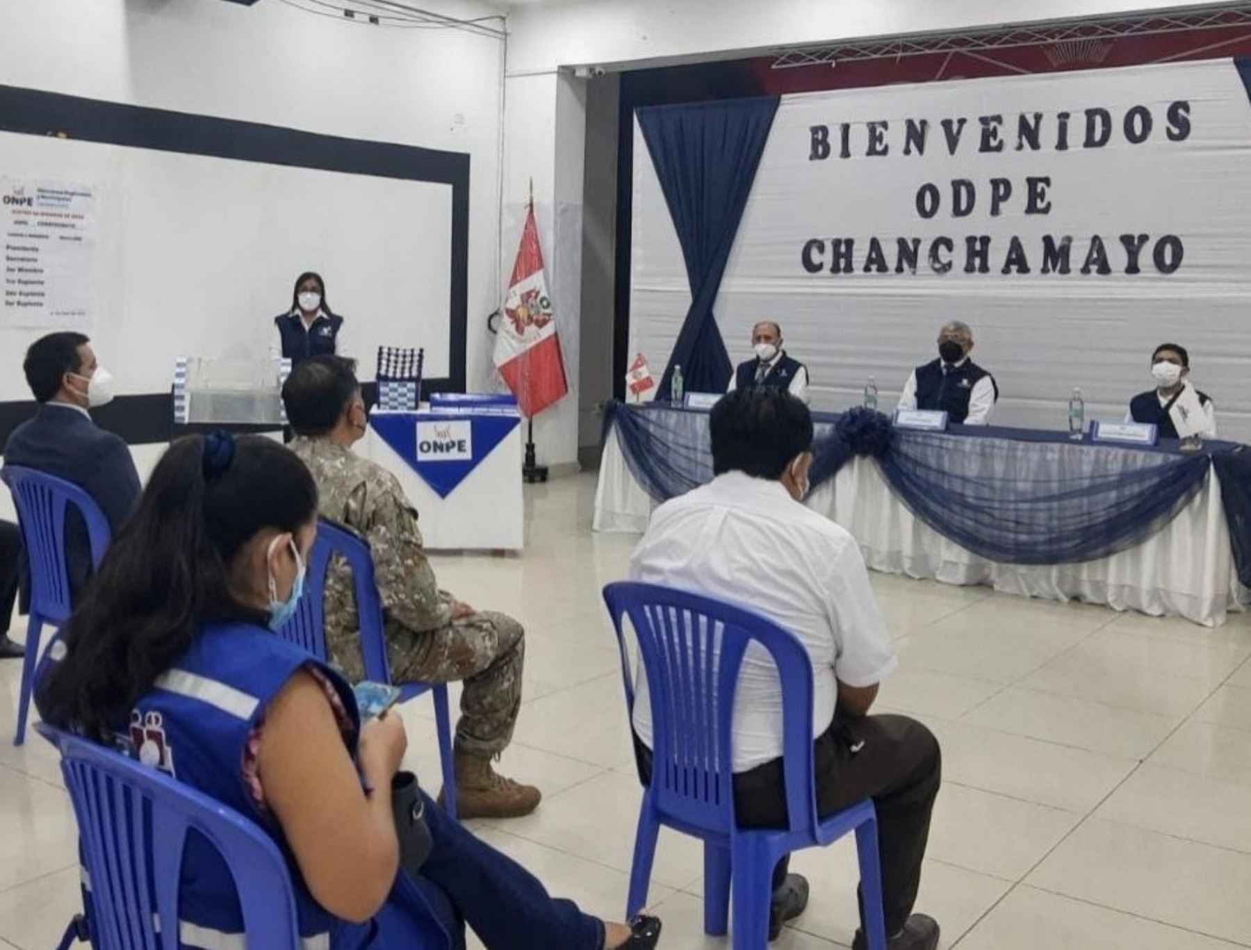 ODPE Chanchamayo elige a miembros de mesa para las elecciones regionales y municipales que se celebrarán el 2 de octubre de este  año. ANDINA/Difusión