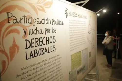 Muestra itinerante ‘Nosotras: Mujeres forjadoras de historia’. Foto: AGN