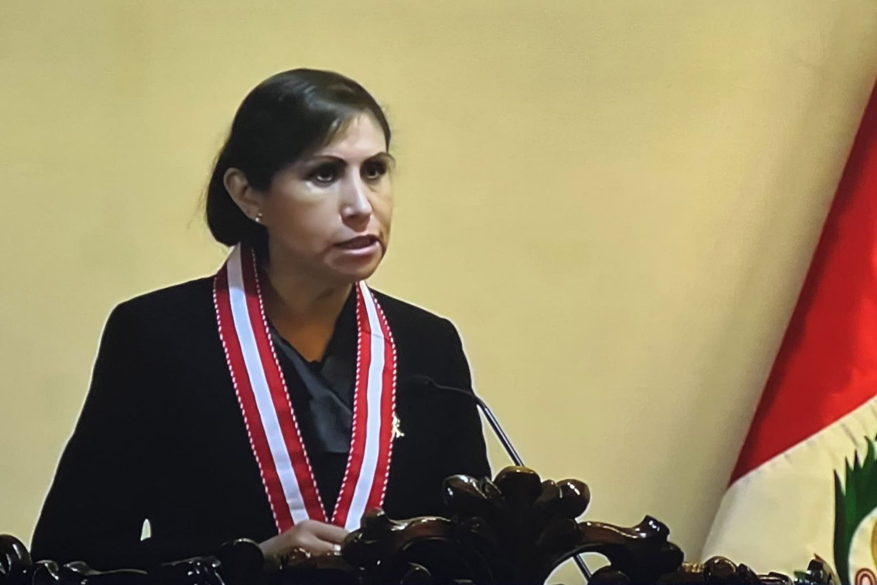 Patricia Benavides, fiscal de la Nación. Captura TV