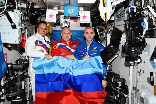 Las sanciones occidentales adoptadas contra Rusia afectan en parte a la industria aeroespacial rusa y pone en riesgo a la Estación Espacial Internacional, puesto que algunas provisiones podrían verse interrumpidas. Foto: AFP