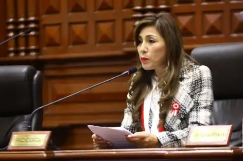 Presidenta del Congreso, Lady Camones. ANDINA/Difusión