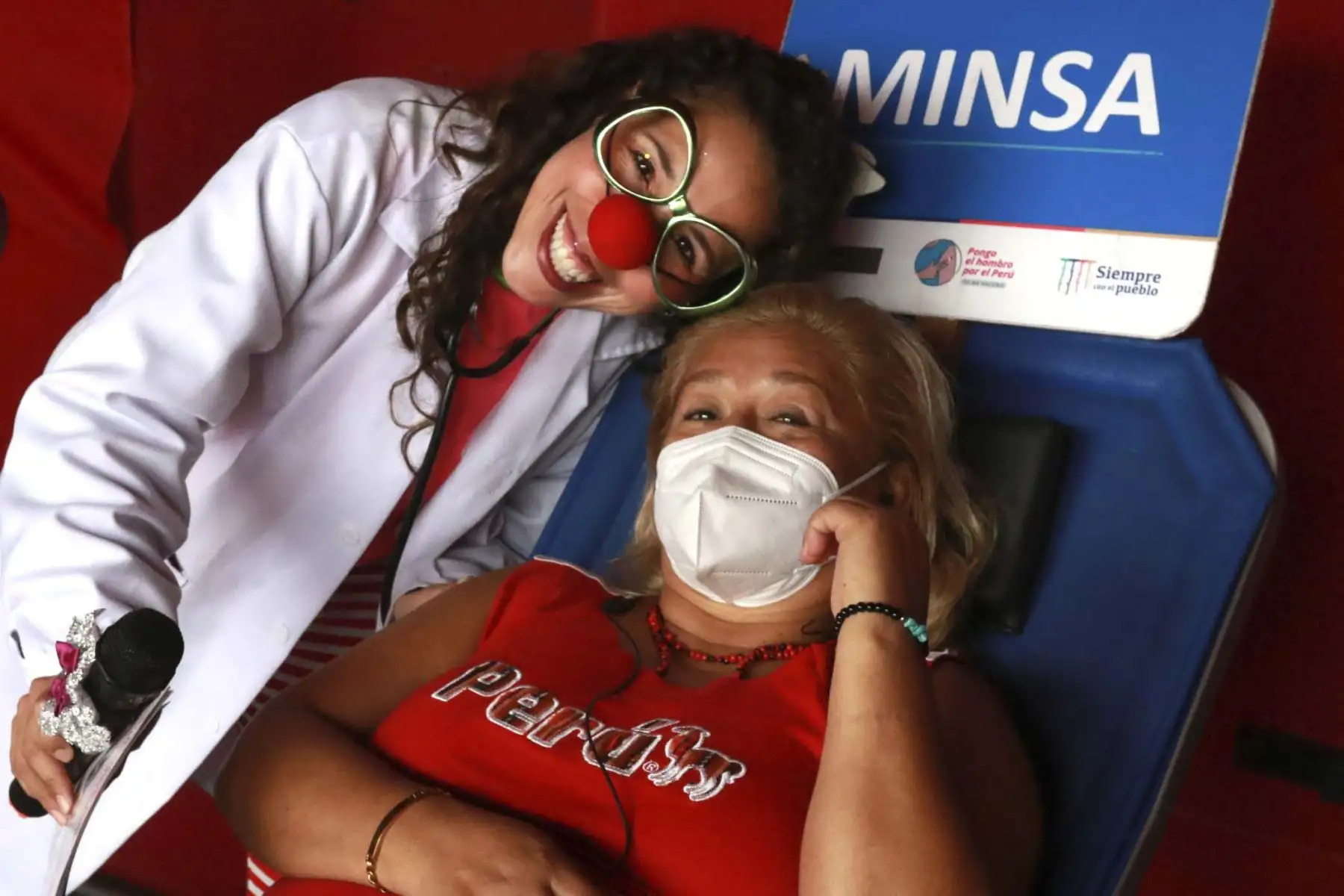 Ministerio de Salud realizó campaña de donación de sangre en Plaza San Miguel. Foto: ANDINA/Héctor Vinces