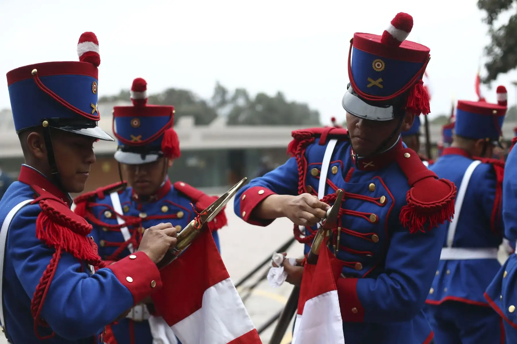 Imágenes previas al la Gran Parada y Desfile Militar en el Cuartel General del Ejército, como parte de los actos conmemorativos por el 201 aniversario de la Independencia del Perú. Foto: ANDINA/ Carla Patiño