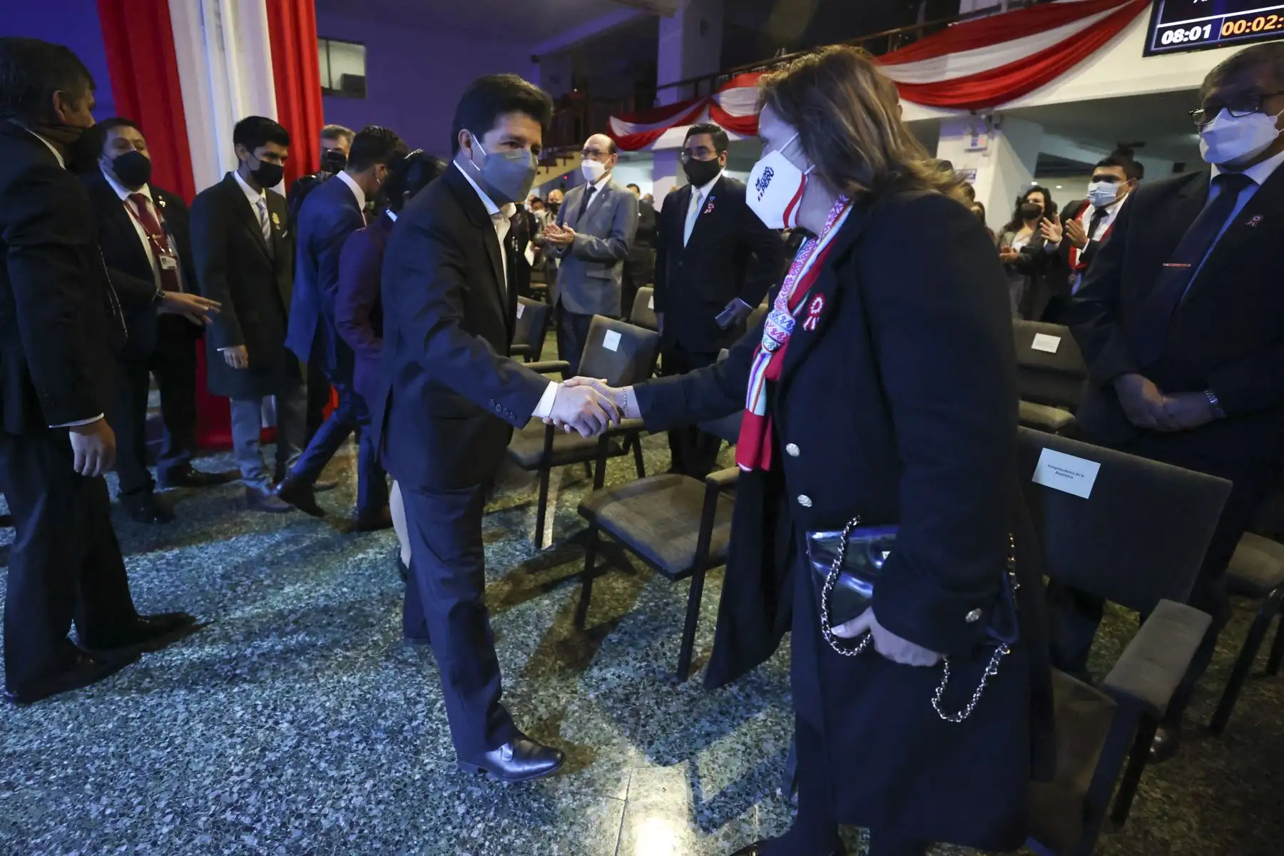 El presidente de la República, Pedro Castillo, participa en la ceremonia de Acción de Gracias por el Perú organizada por las Iglesias Cristianas Evangélicas del Perú. Foto: ANDINA/ Prensa Presidencia El presidente de la República, Pedro Castillo, participa en la ceremonia de Acción de Gracias por el Perú organizada por las Iglesias Cristianas Evangélicas del Perú. Foto: ANDINA/ Prensa Presidencia