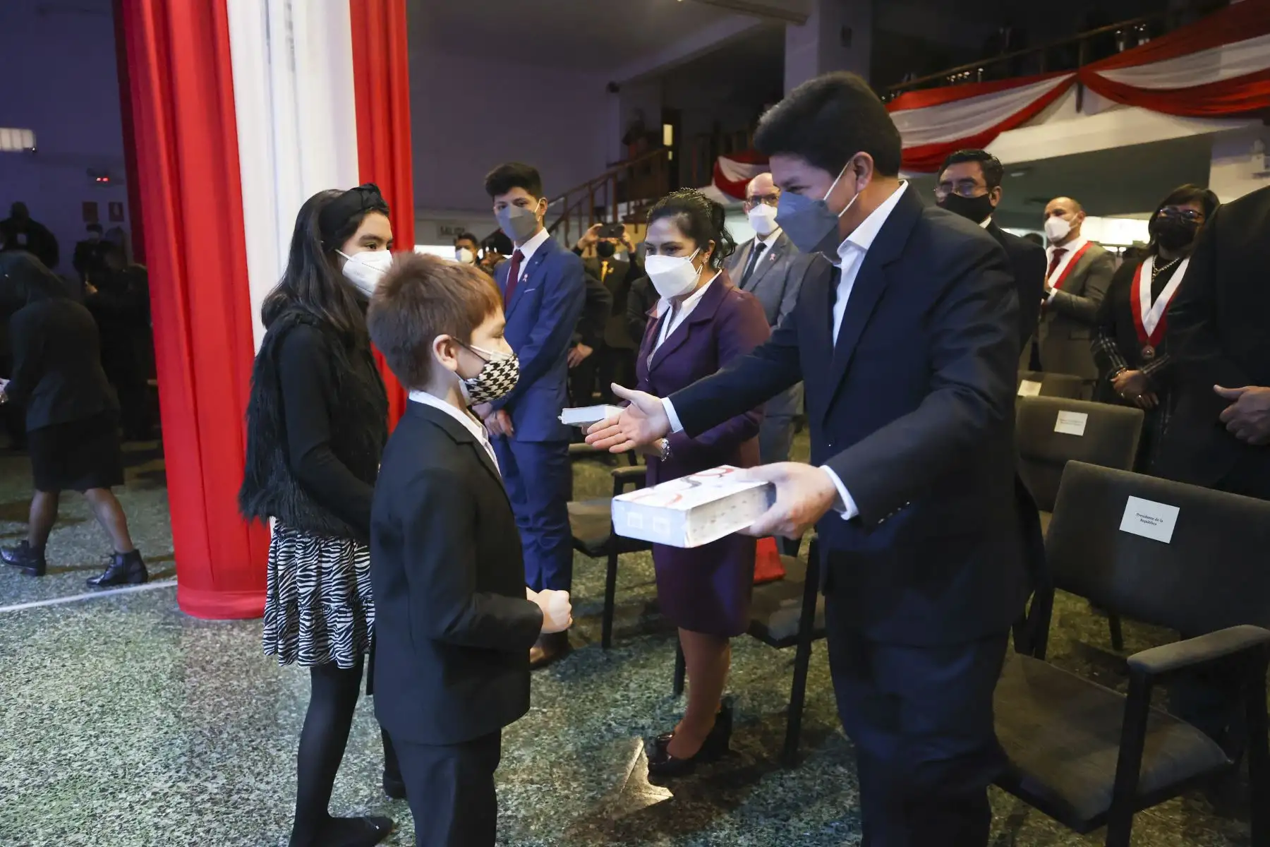 El presidente de la República, Pedro Castillo, participa en la ceremonia de Acción de Gracias por el Perú organizada por las Iglesias Cristianas Evangélicas del Perú. Foto: ANDINA/ Prensa Presidencia El presidente de la República, Pedro Castillo, participa en la ceremonia de Acción de Gracias por el Perú organizada por las Iglesias Cristianas Evangélicas del Perú. Foto: ANDINA/ Prensa Presidencia