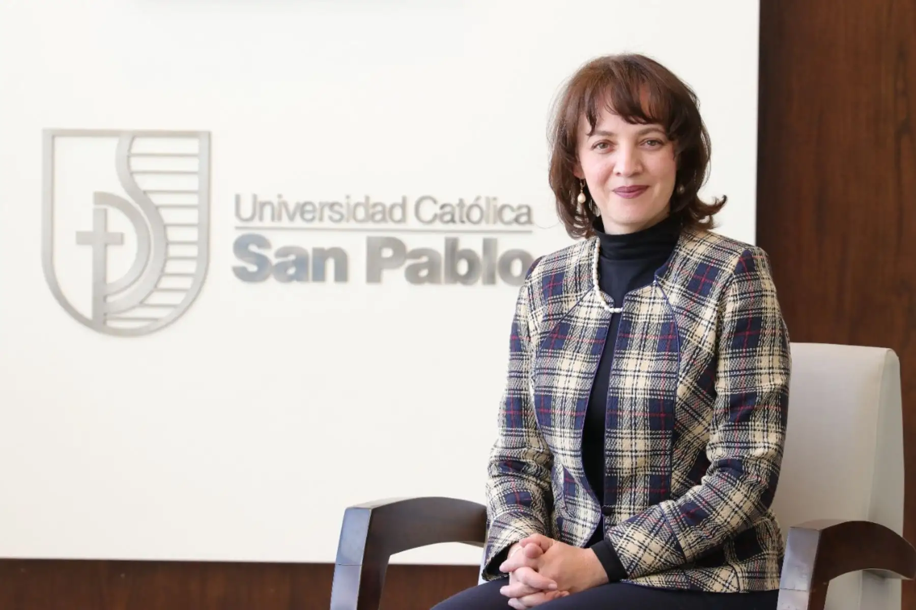 María Eugenia Cano Aguirre es directora de pregrado de la UCSP y dicta los cursos de Apreciación artística y Didáctica de las Artes. ANDINA/ UCSP