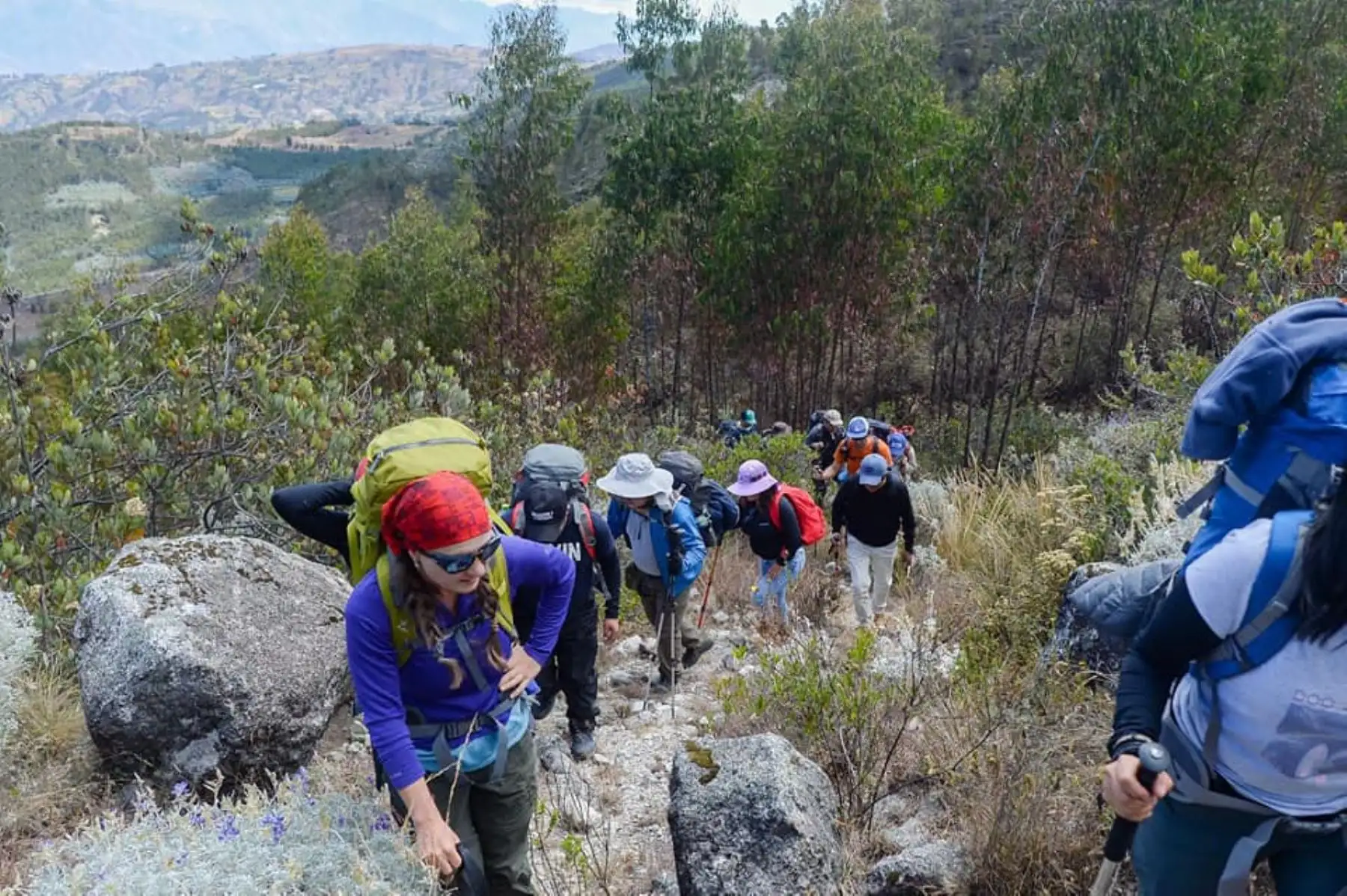 Turistas en la región andina. ANDINA/Difusión