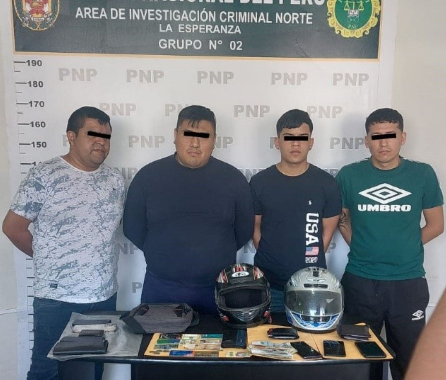 Policía de Trujillo capturó a cuatro presuntos implicados en asalto y robo de S/ 6,200.