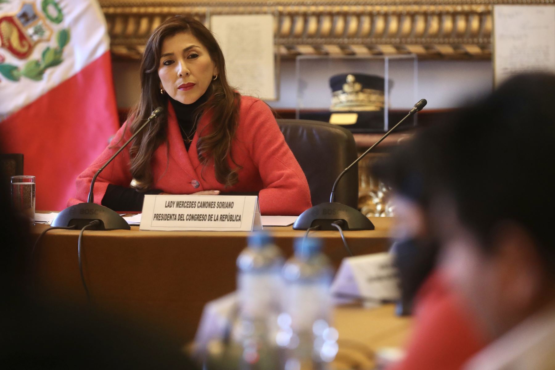 Presidenta de la Subcomisión de Acusaciones Constitucionales, Lady Camones. Foto: ANDINA/difusión.