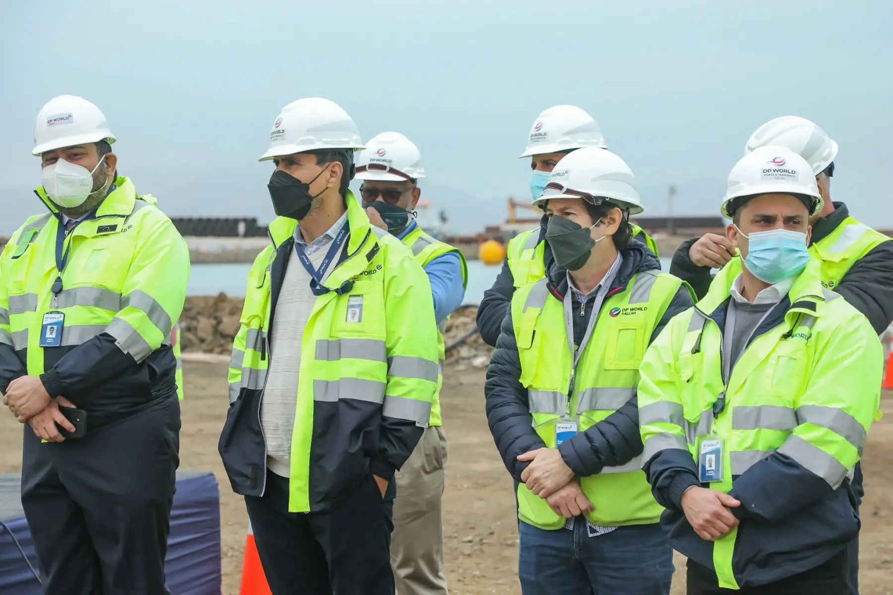 El viceministro de Transportes, Luis Rivera, supervisó las obras de ampliación del Terminal Sur del Puerto del Callao, que están a cargo de la empresa concesionaria DP World Callao y tienen un avance del 29%.
Foto: MTC