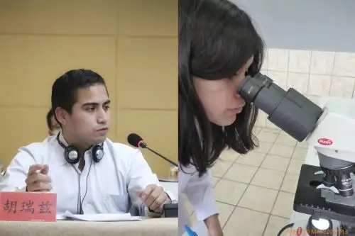 Christian Huarez Yarleque y Mariela Carrasco Villanueva cursan su maestría en universidades de China.
