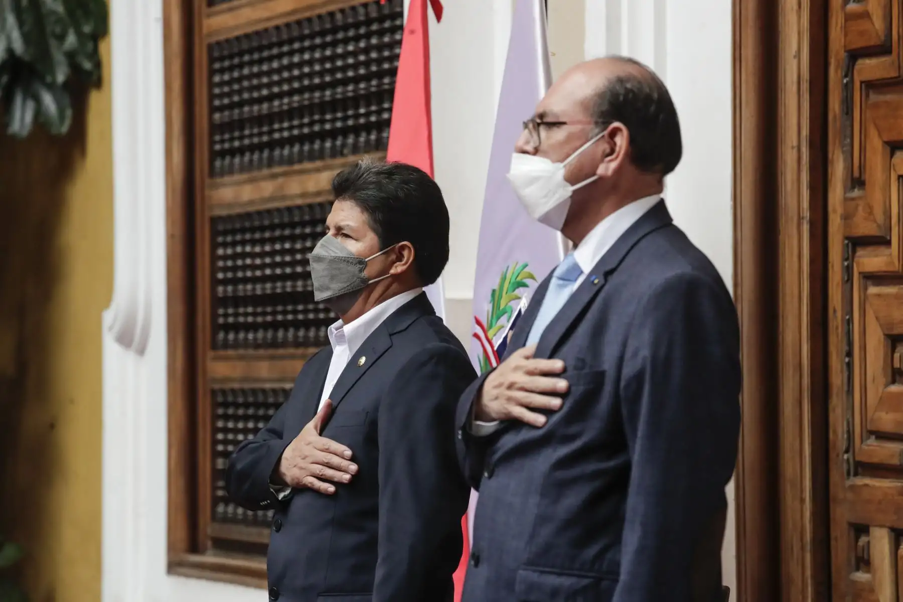 Presidente Pedro Castillo participa en ceremonia de aniversario del Ministerio de Relaciones Exteriores. Foto: ANDINA/ Prensas Presidencia