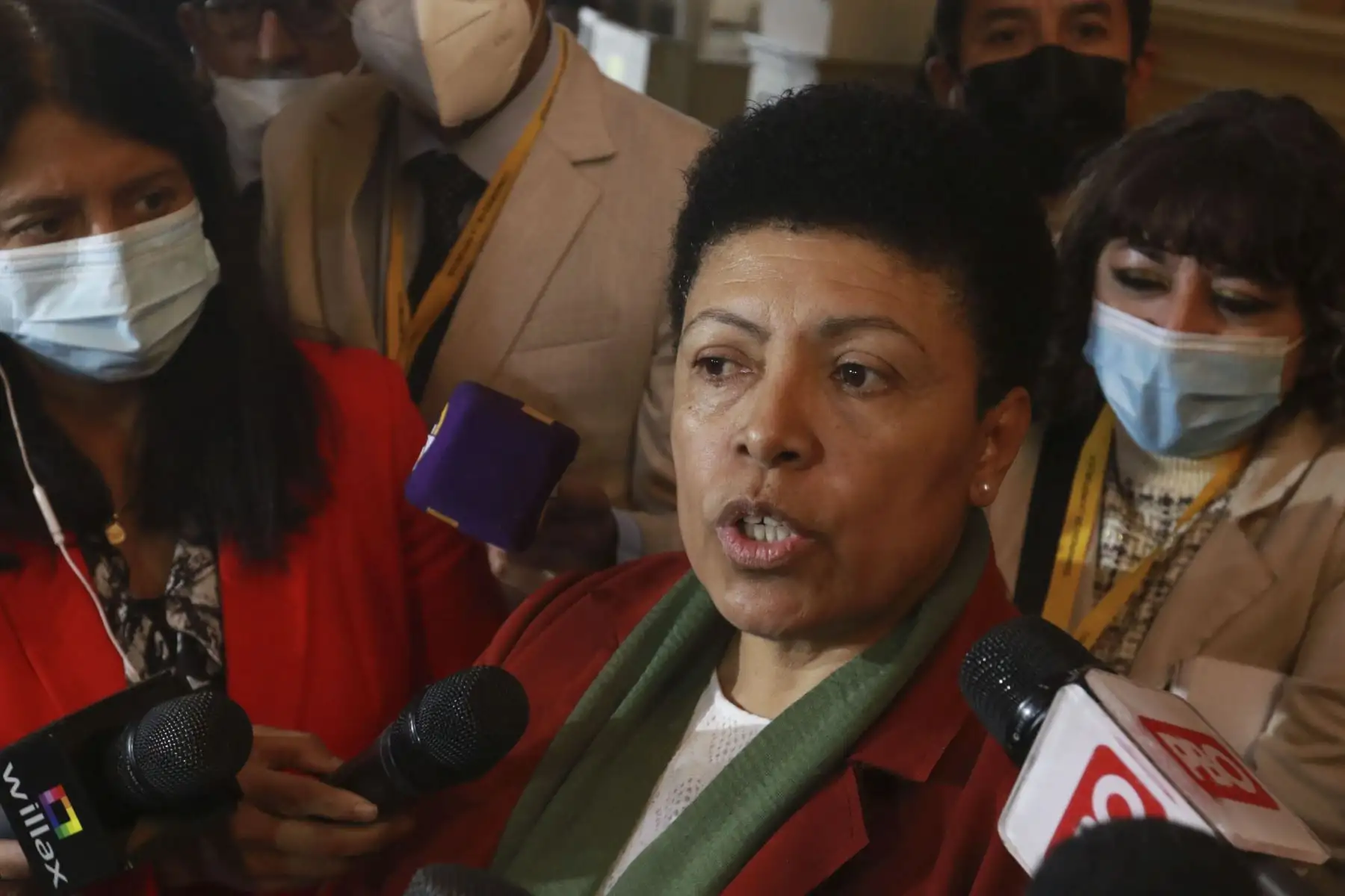 Martha Moyano expuso detalles sobre la comisión aprobada. ANDINA/Héctor Vinces