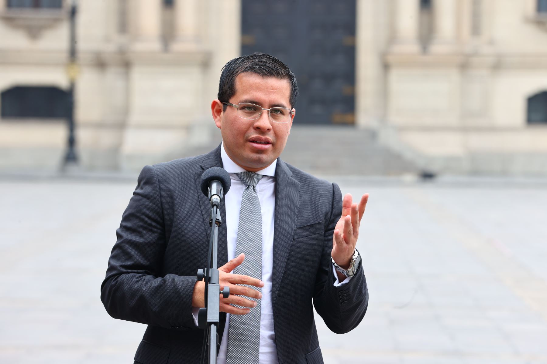 Benji Espinoza se reunió esta tarde con el Presidente en Palacio de Gobierno. ANDINA/Andrés Valle