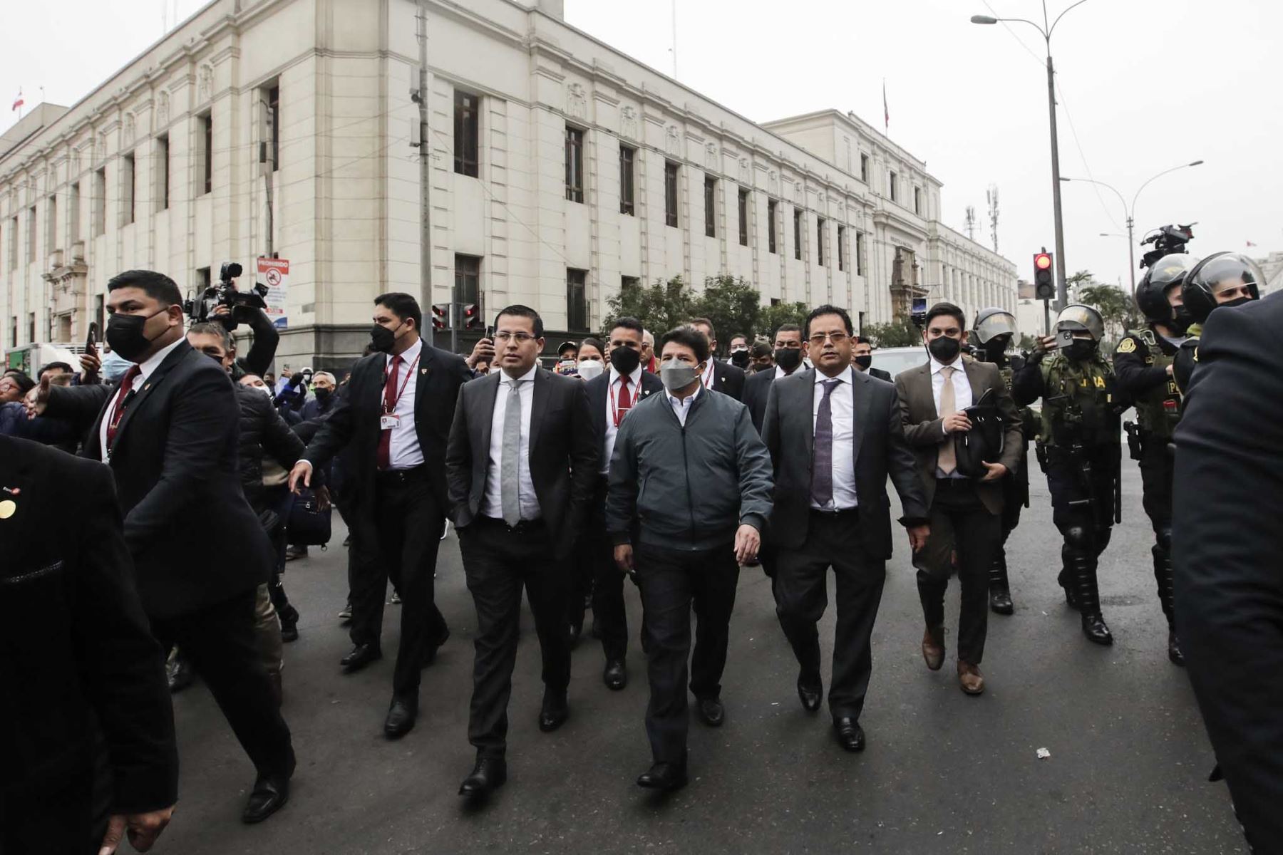 Presidente Pedro Castillo acudió a la Fiscalía de la Nación. Foto: ANDINA/ Prensa Presidencia