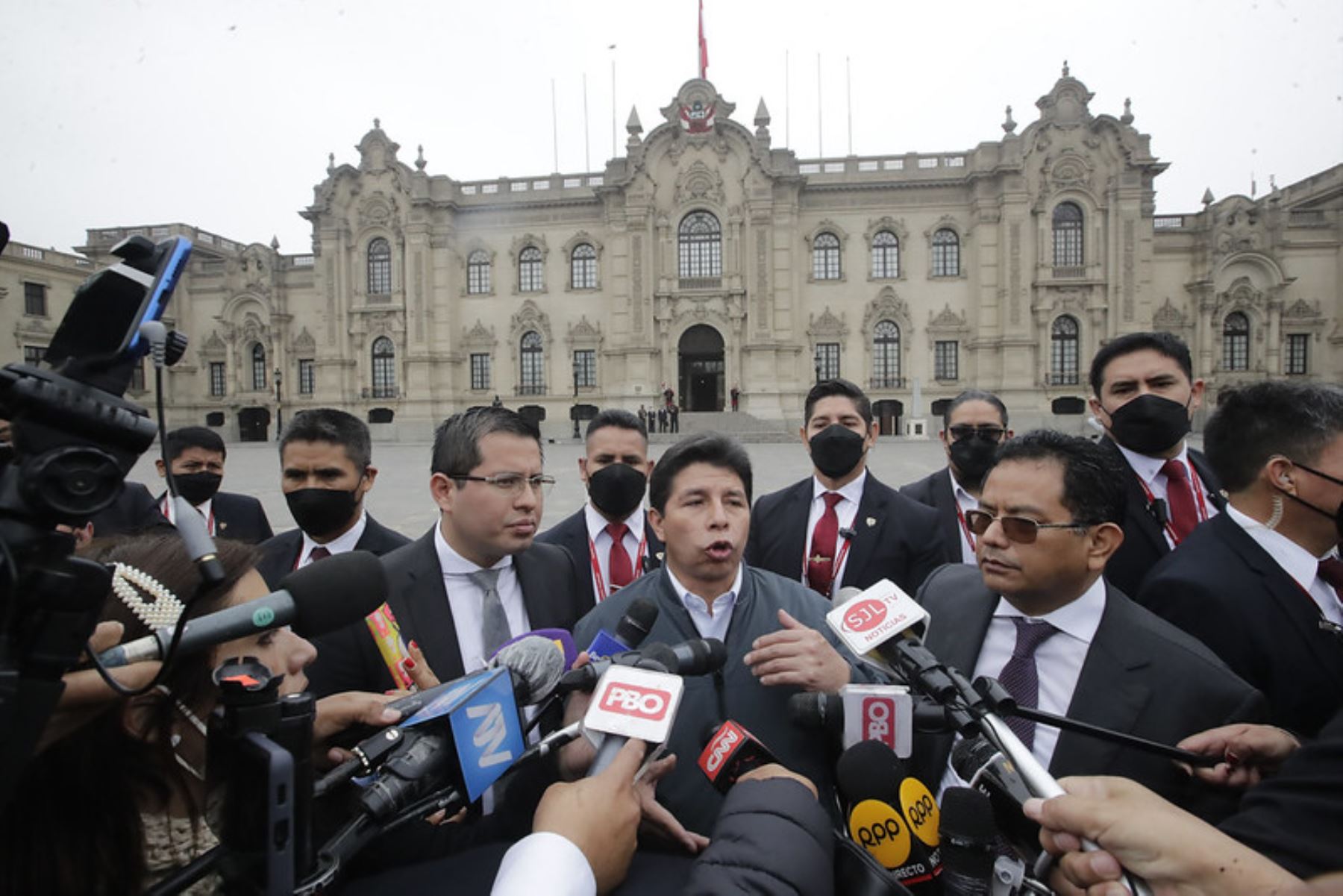 Presidente Pedro Castillo acudió a la Fiscalía de la Nación. Foto: ANDINA/ Prensa Presidencia