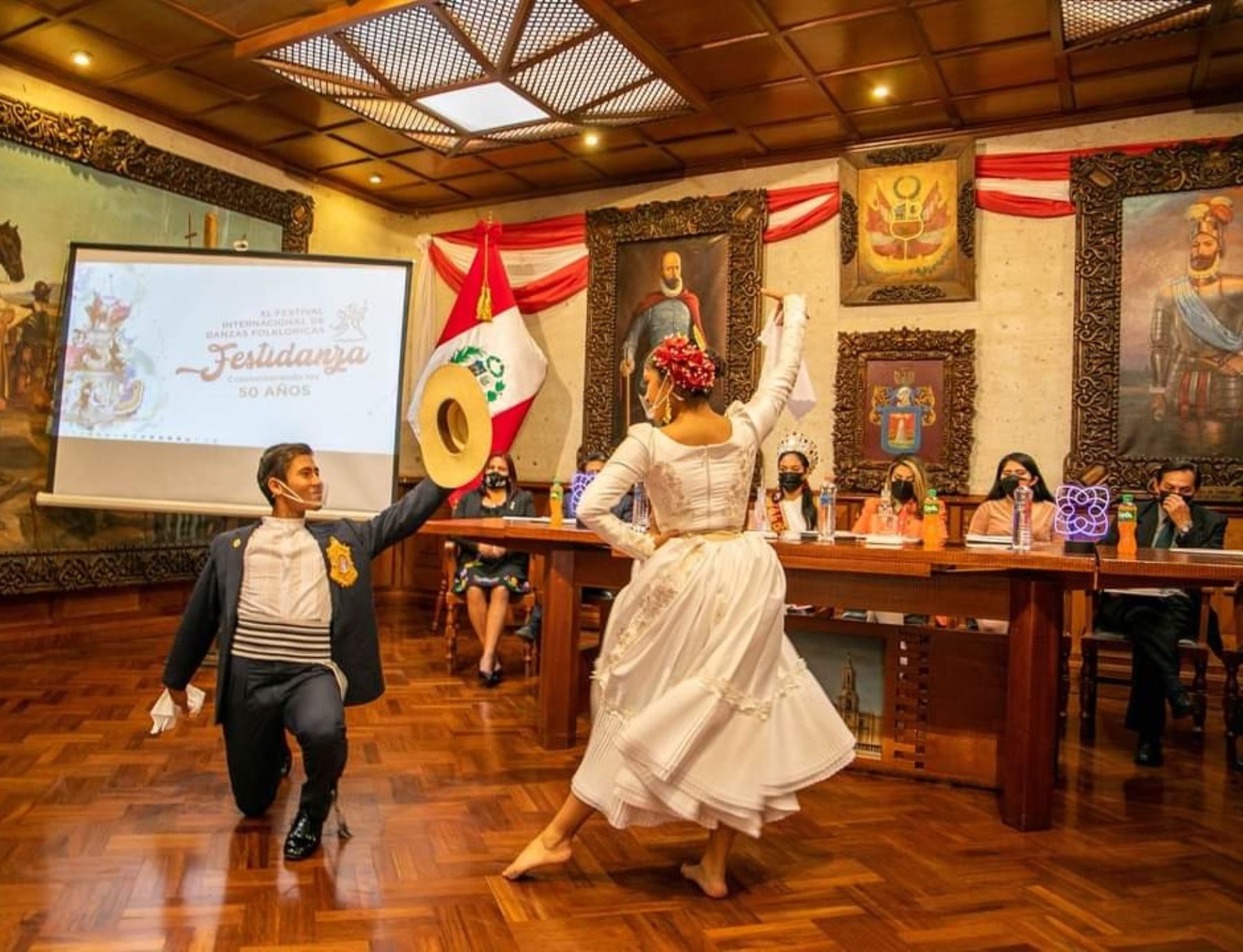 Arequipa celebra aniversario y confirma que el Festidanza 2022 será presencial y con participación de delegaciones extranjeras y nacionales. ANDINA/Difusión