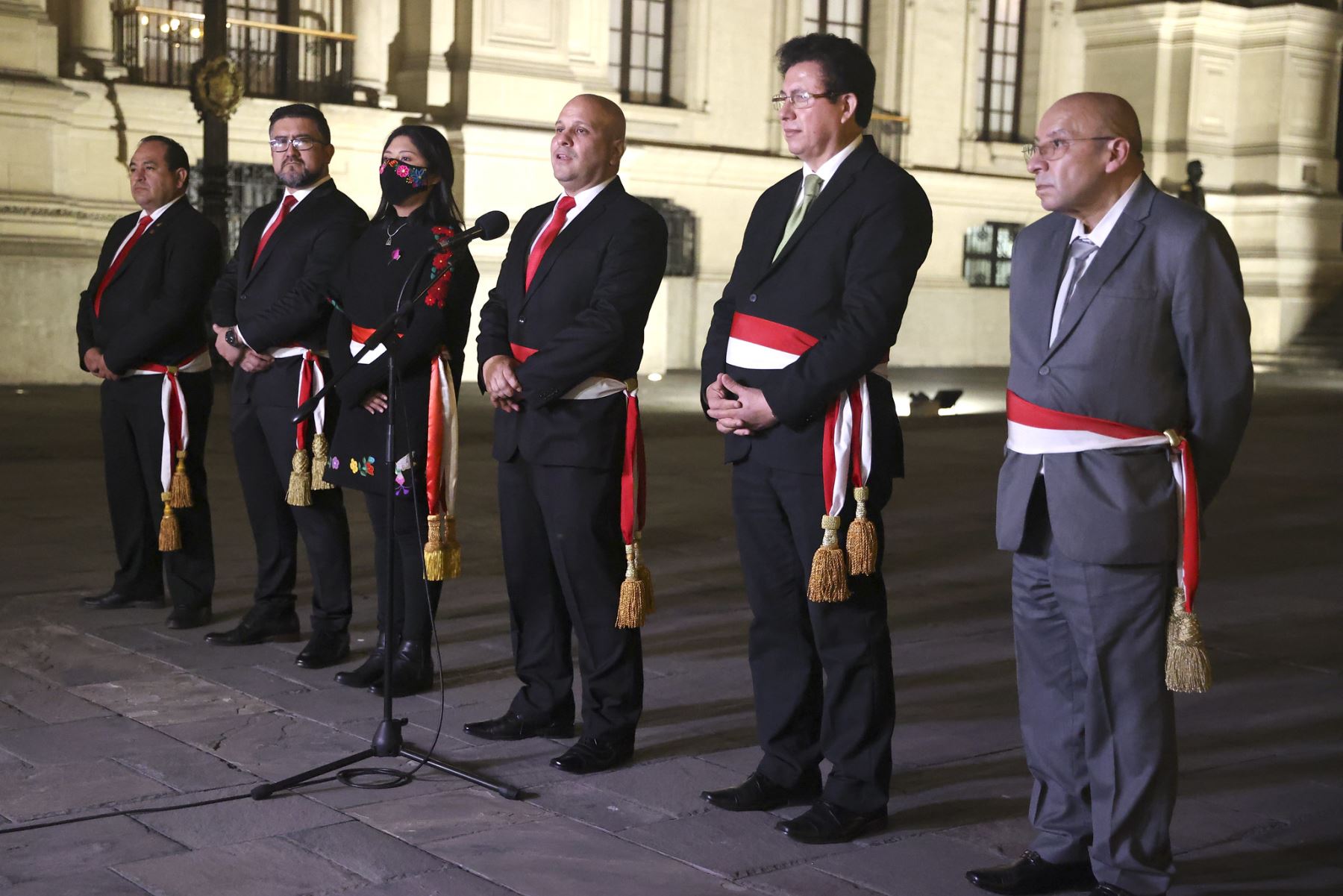 Presidente Pedro Castillo toma juramento a ministros de Estado.
Foto: ANDINA/Prensa Presidencia