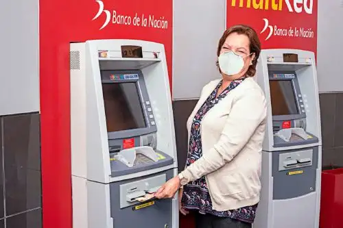 Cajero automático.