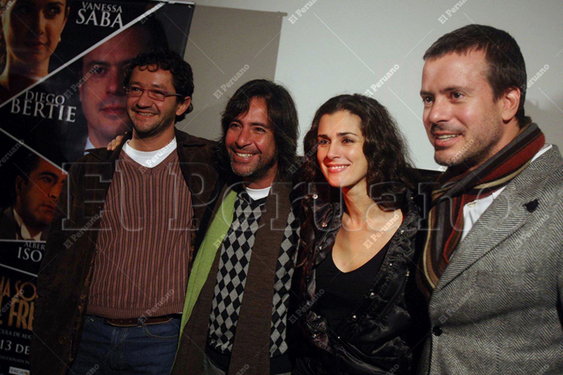 Lima – 10 setiembre 2007 / Presentación de la película peruana “Una sombra al frente” del director Augusto Tamayo. 
Foto: Archivo / El Peruano