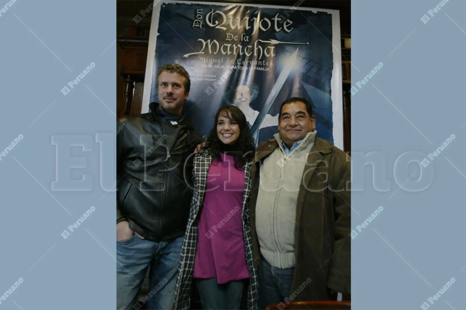 Lima - 19 mayo 2008 / Elenco de actores del musical Don Quijote de la Mancha. 
Foto: Archivo / El Peruano