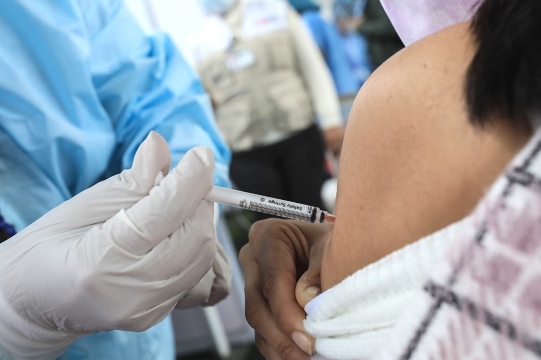 Vacunación contra el covid-19. Foto: ANDINA/Difusión.