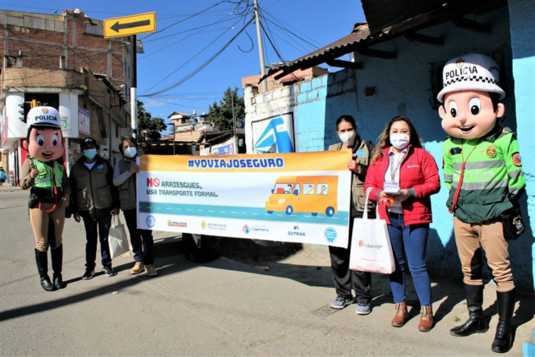 Cajamarca: Indecopi realizó campaña de sensibilización sobre seguridad vial