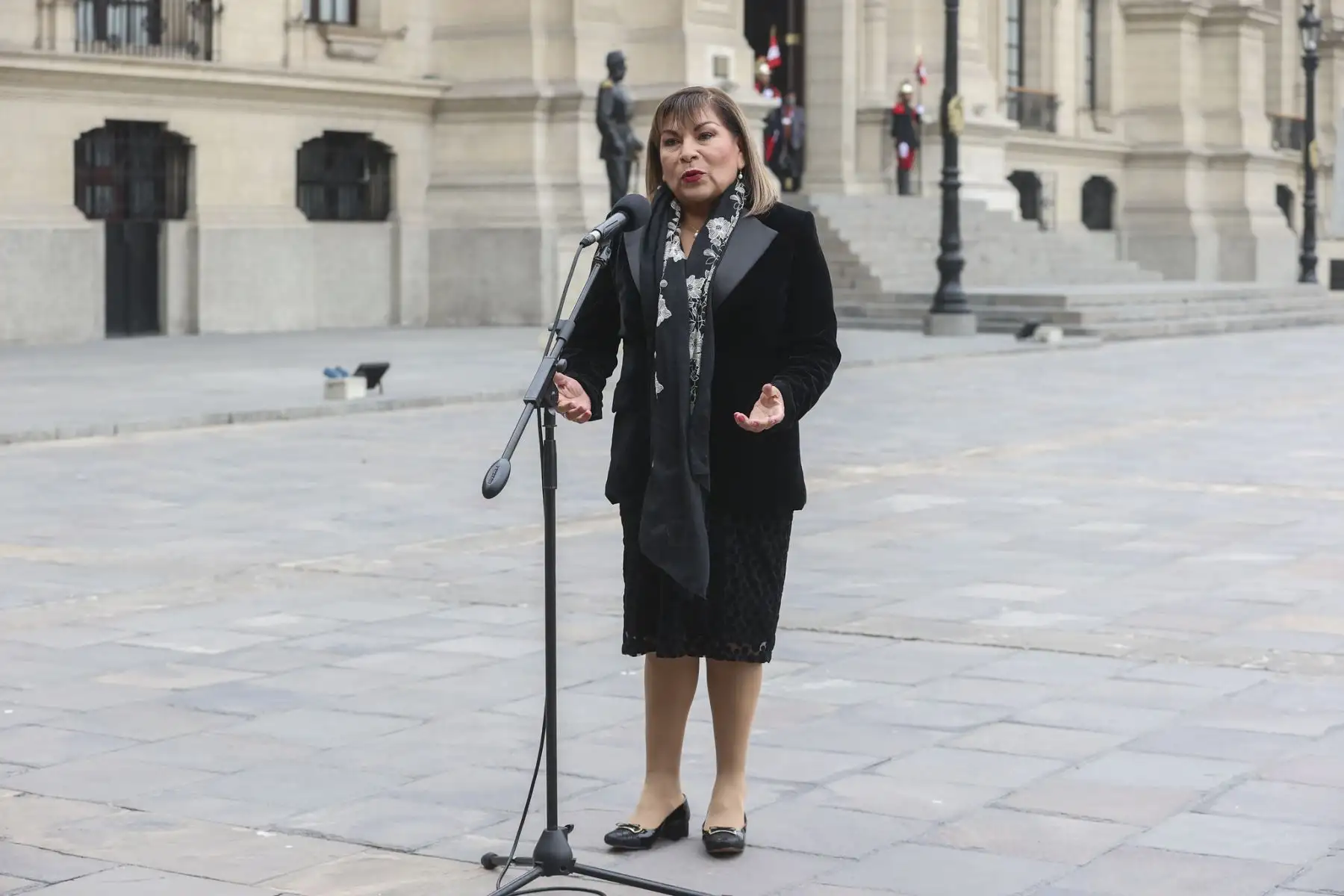 Presidente Pedro Castillo se reúne con la vicepresidenta de la Corte Penal Internacional, Luz del Carmen Ibáñez.
Foto: ANDINA/Prensa Presidencia