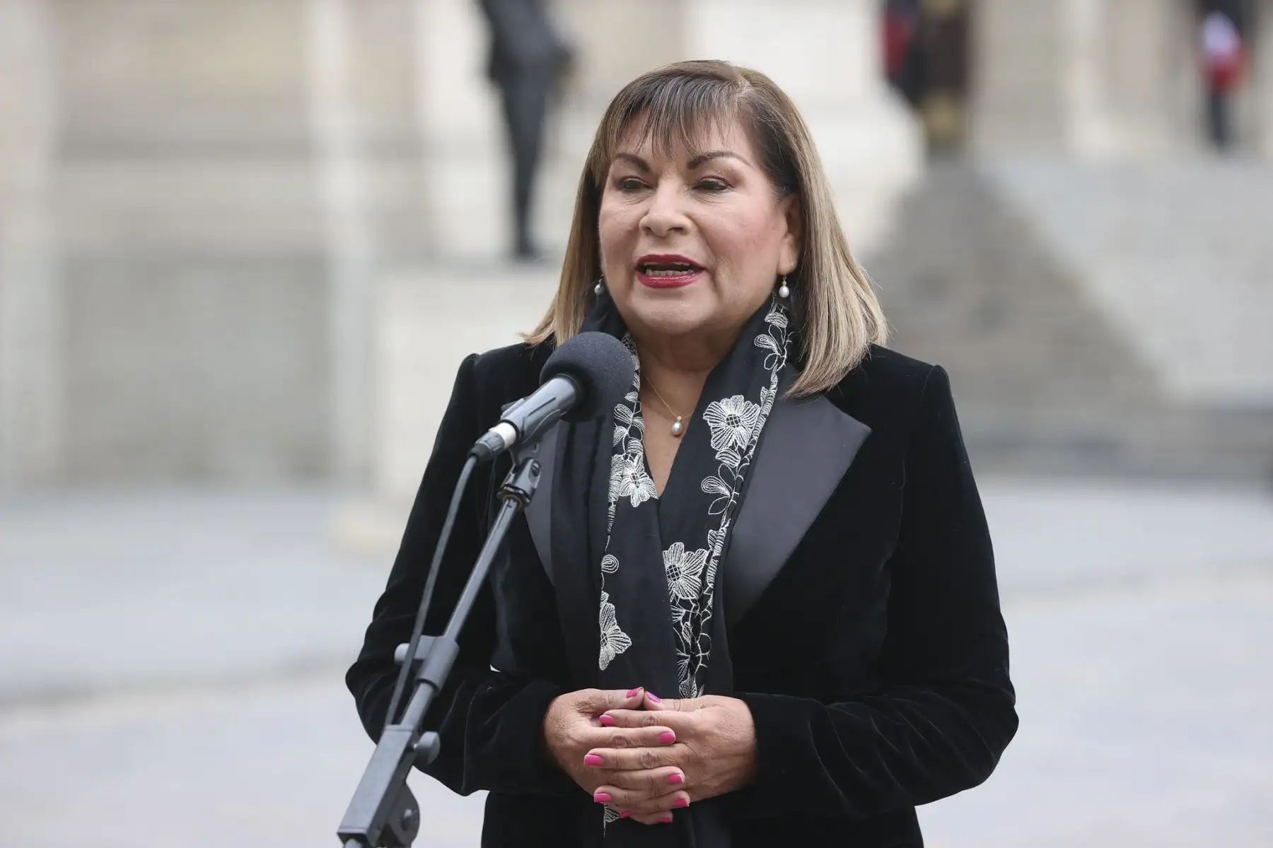 Presidente Pedro Castillo se reúne con la vicepresidenta de la Corte Penal Internacional, Luz del Carmen Ibáñez.
Foto: ANDINA/Prensa Presidencia
