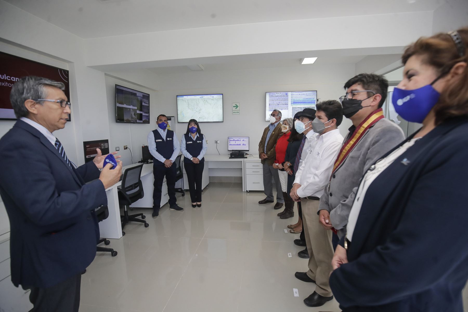 Presidente Pedro Castillo inaugura el Observatorio Vulcanológico del Sur en el distrito de Sachaca, región Arequipa.
Foto: ANDINA/Prensa Presidencia
