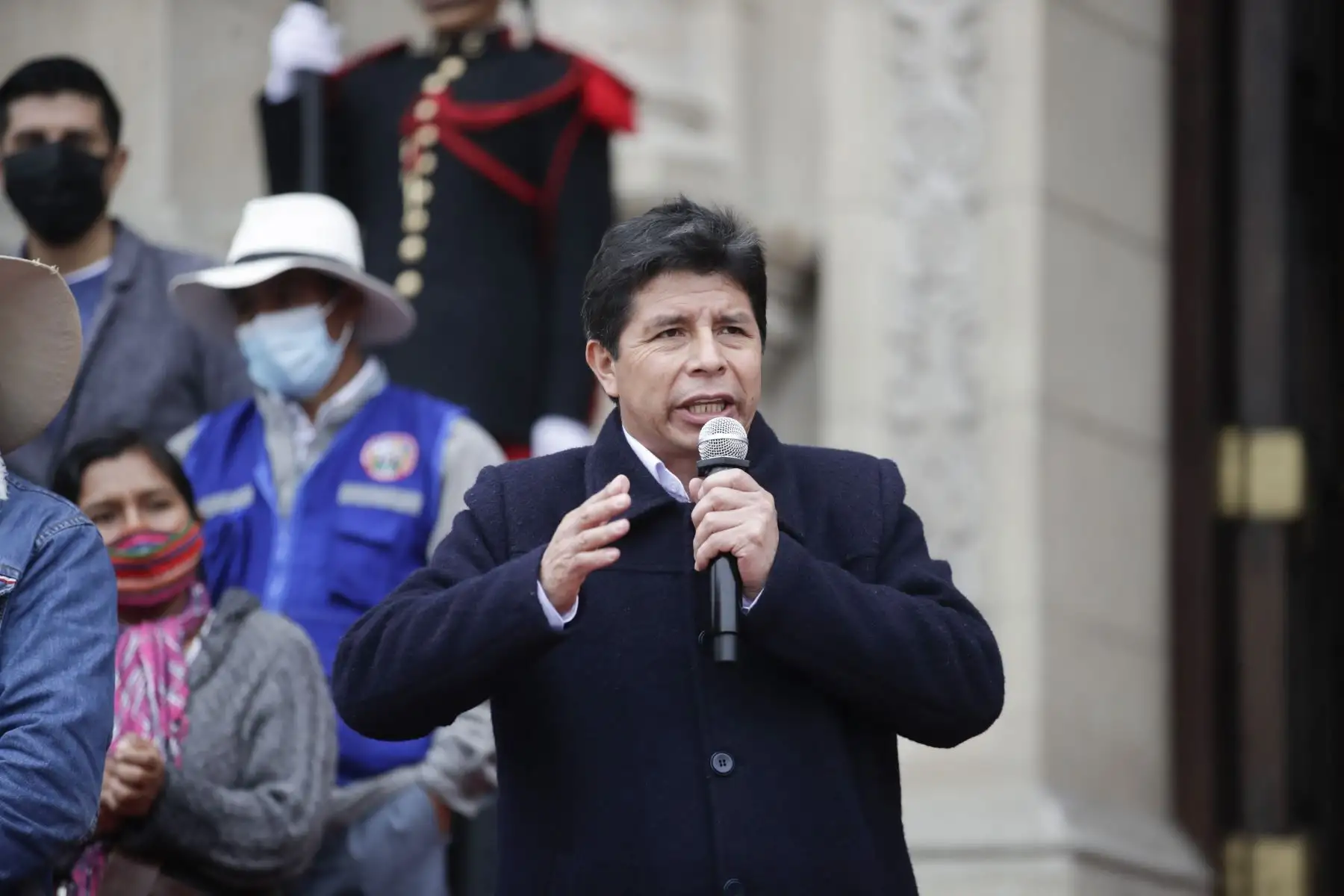 Presidente Pedro Castillo, se reúne con principales dirigentes de las rondas campesinas de diversas regiones del país. Foto: ANDINA/Prensa Presidencia