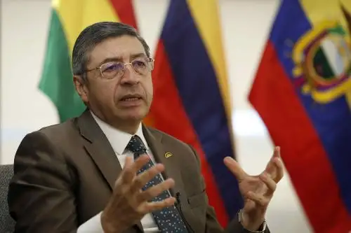 Jorge Hernando Pedraza, secretario general de la Comunidad Andina (CAN)mencionó que Perú asumirá este agosto la Presidencia pro tempore de la Comunidad Andina (CAN) con una agenda focalizada en aspectos sociales y una "dinámica distinta" para promover su descentralización. Foto:  EFE