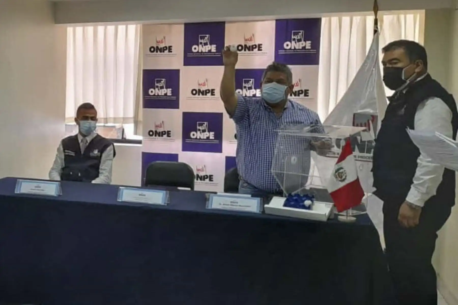 El sorteo se efectuó en la víspera en las instalaciones de la ODPE Chiclayo. Foto: ANDINA/Difusión