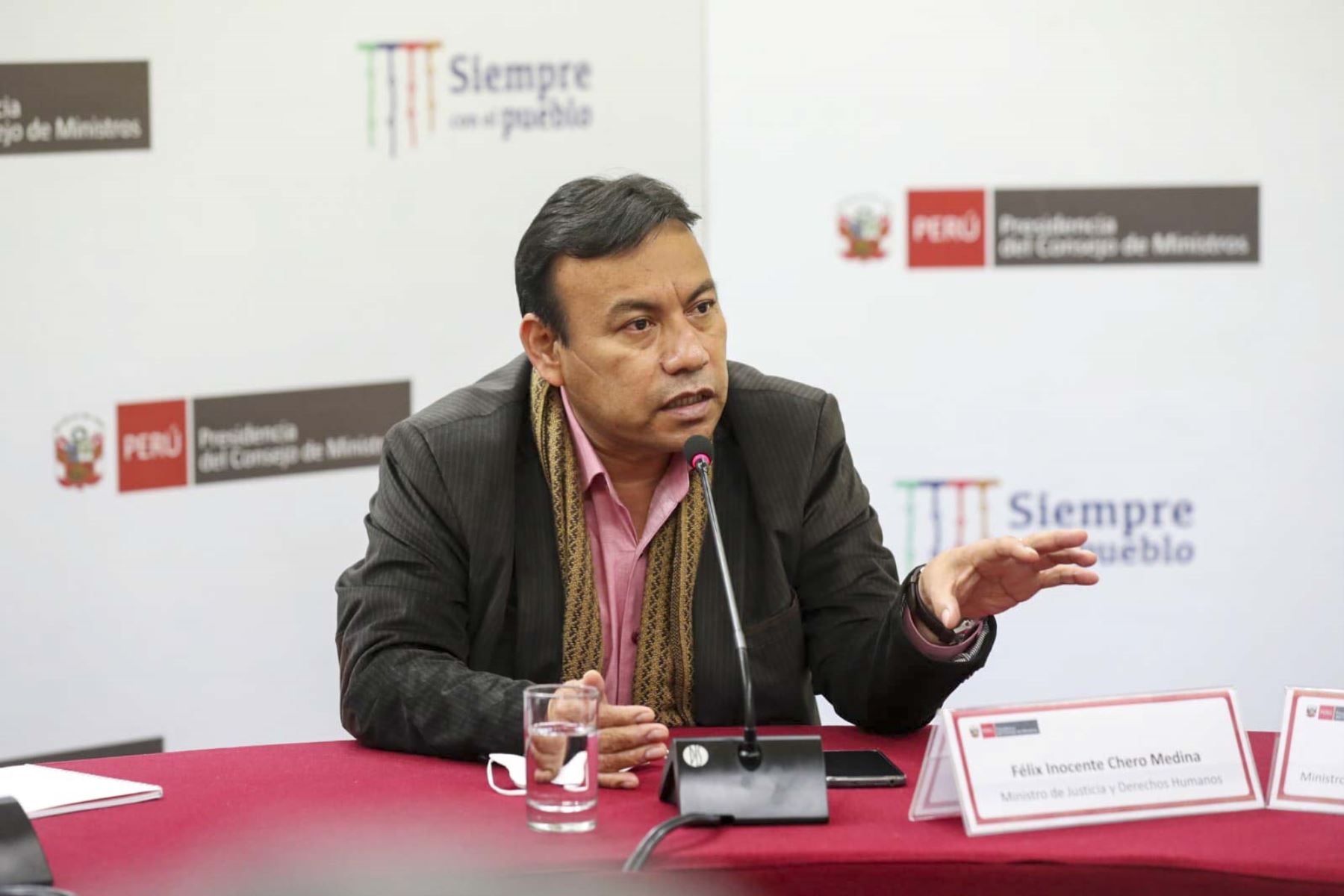 Félix Chero, ministro de Justicia y Derechos Humanos. Foto: ANDINA/difusión.