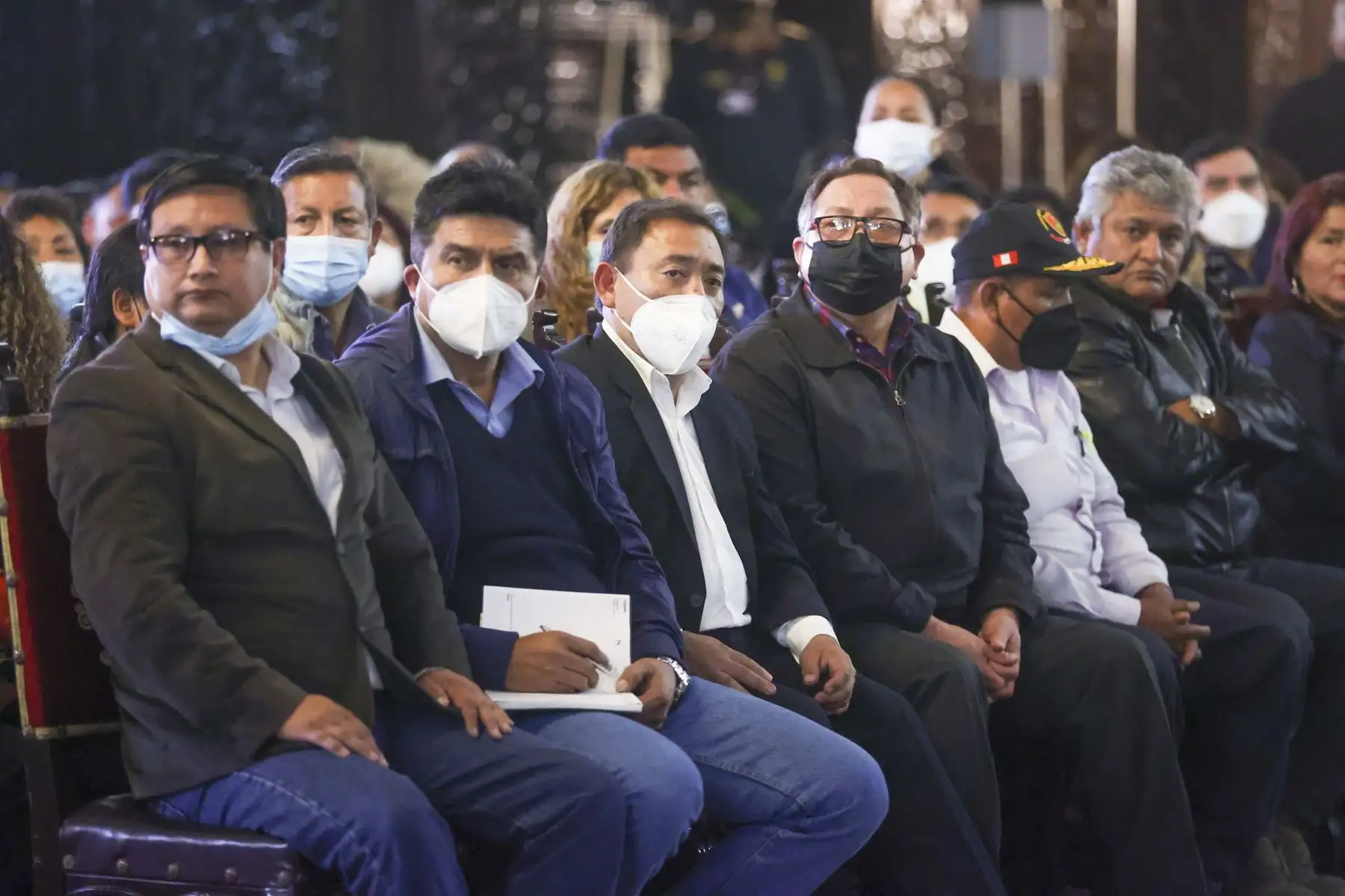 Presidente Castillo se reúne con dirigentes de Lima Metropolitana y de organizaciones sociales del Perú. Foto: ANDINA/Prensa Presidencia