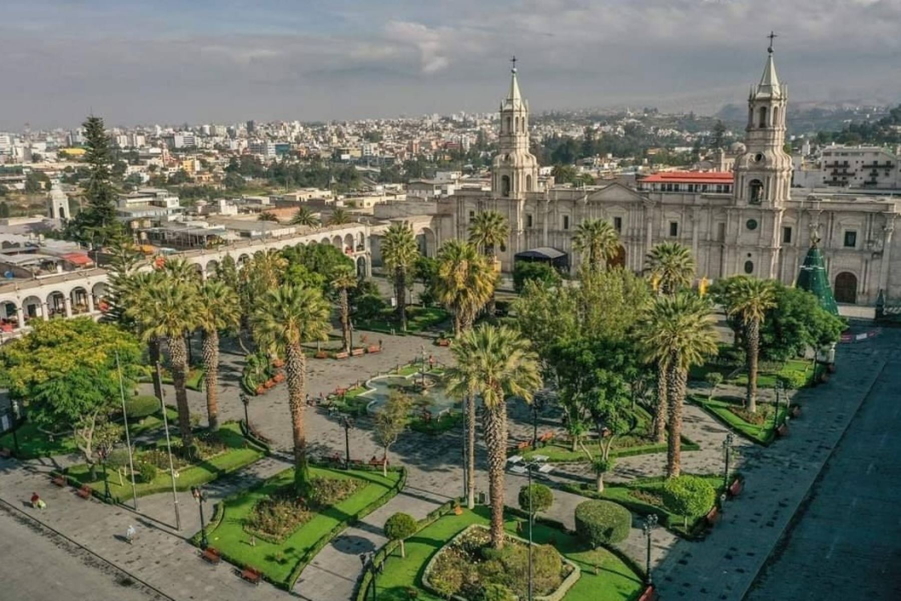 Plaza de Armas de la ciudad de Arequipa. INTERNET/Medios