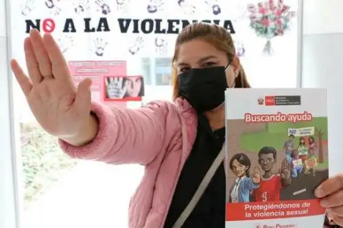 No a la violencia contra la mujer. Foto: ANDINA/Difusión