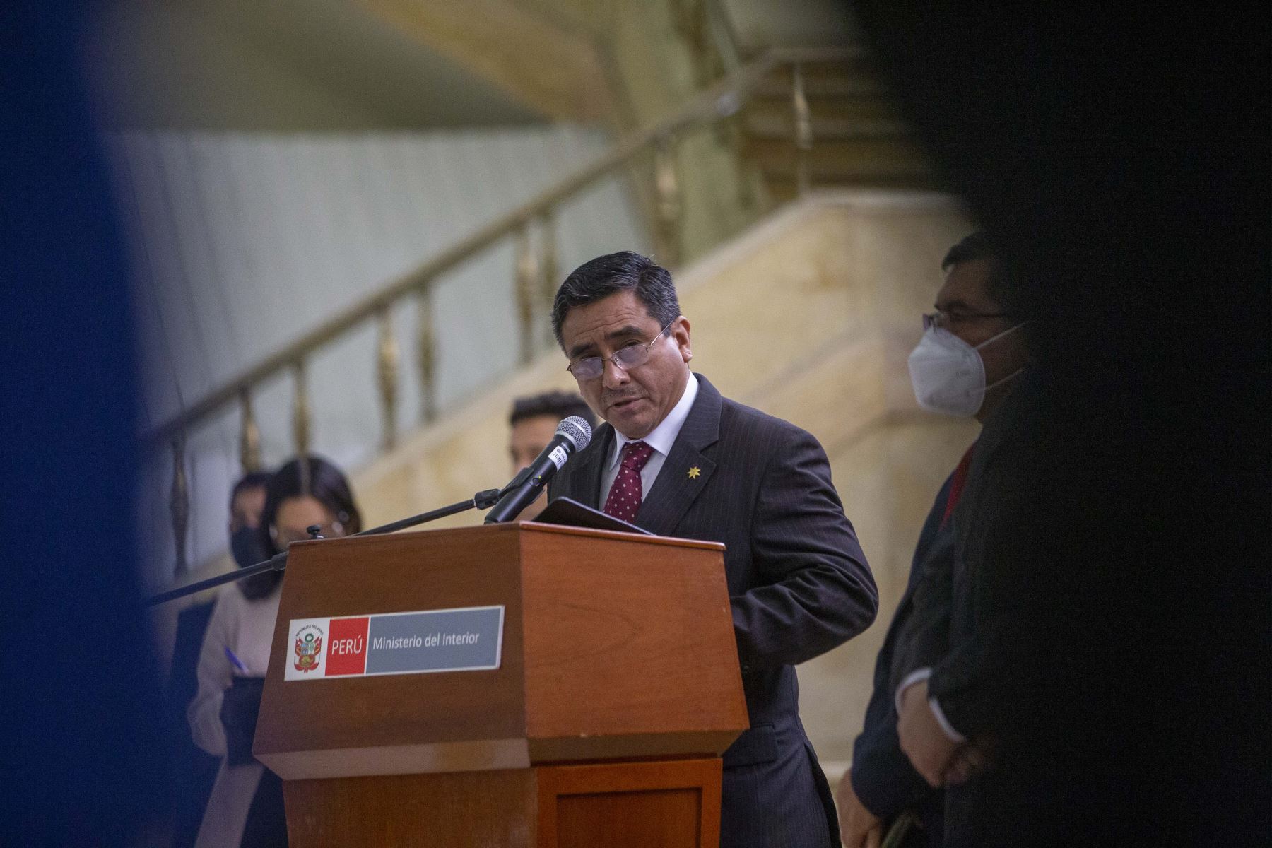 Ministro del Interior, Willy Huerta. Foto: ANDINA/ Carla Patiño
