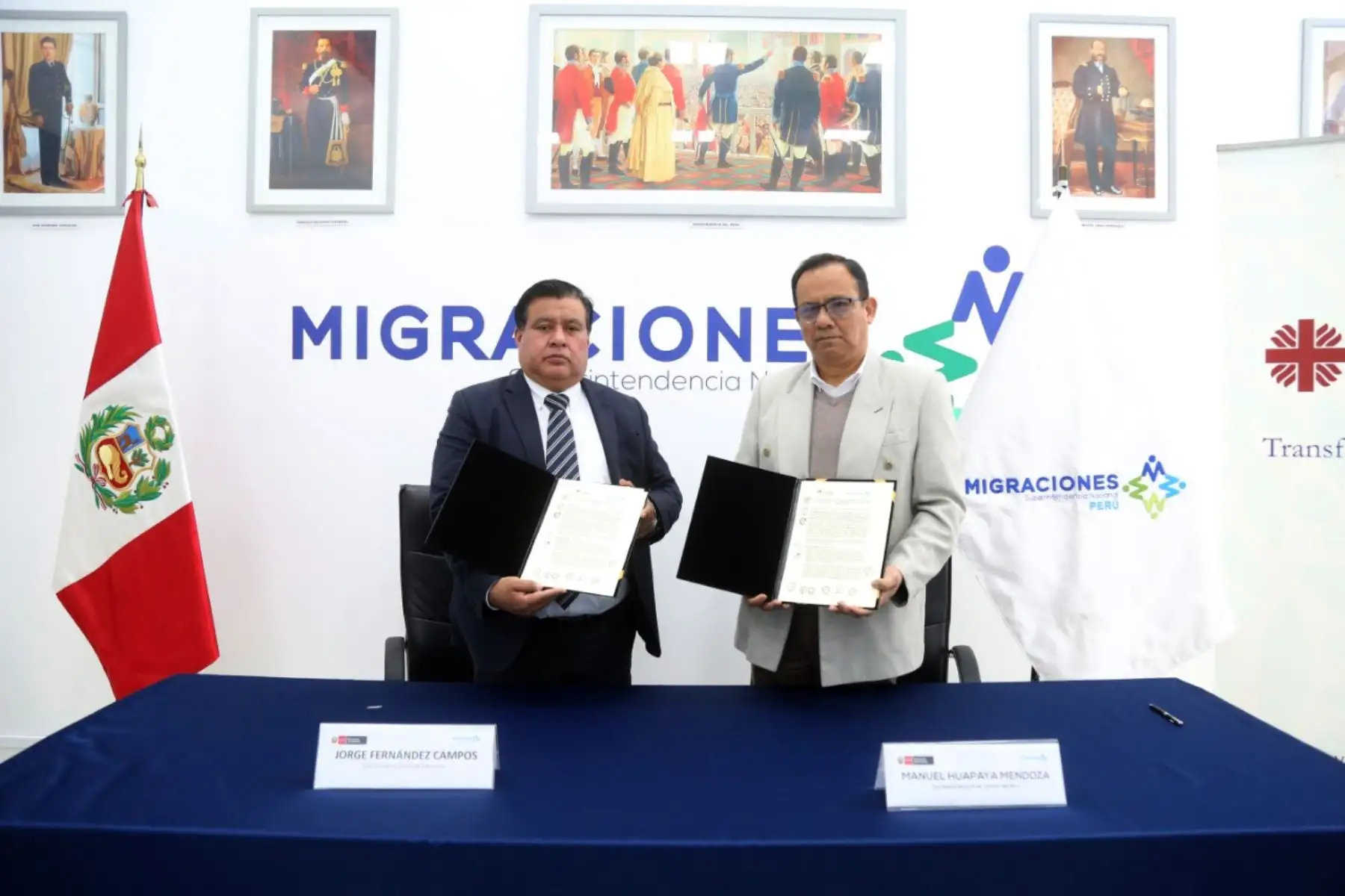 Cáritas brindará capacitaciones al personal de MIGRACIONES en temas de interés y orientados a mejorar el desempeño de las funciones en la atención de personas en situación de vulnerabilidad. Foto: Difusión