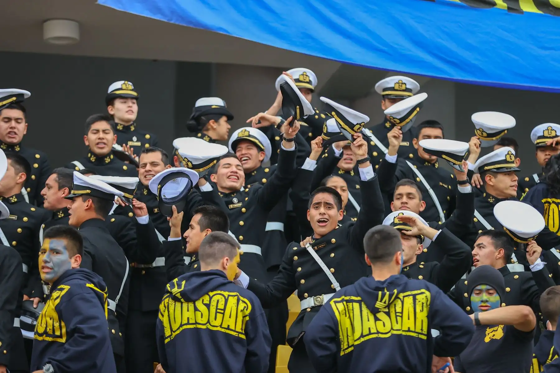 Cadetes, alumnos y personal del Servicio Militar Voluntario del Ejército, Marina de Guerra y Fuerza Aérea participarán de competencias como atletismo, básquet, fútbol, vóley, natación, tiro, lucha libre. 
Foto: ANDINA/Andrés Valle