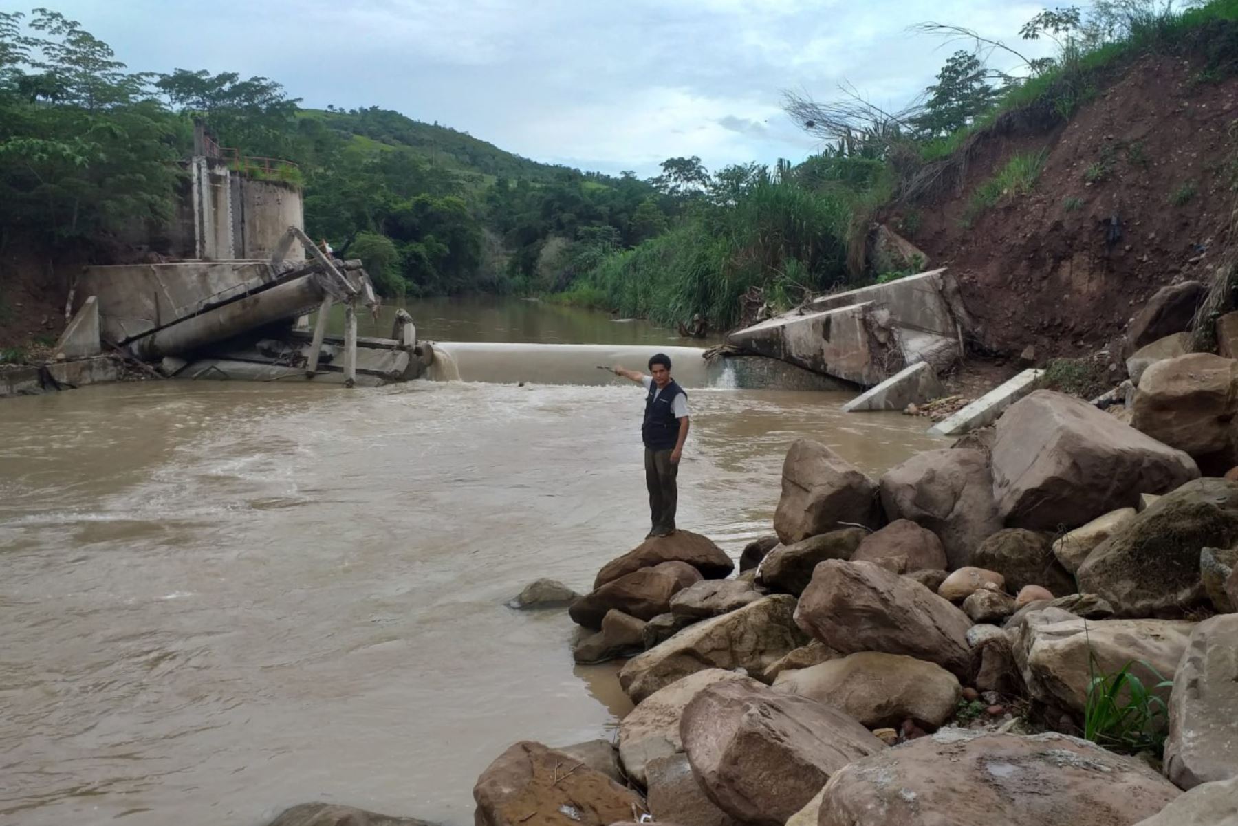 Río Ponasa, en la provincia de Picota, región San Martín. Foto: Diario Ahora