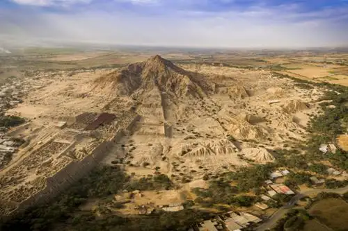 Los gobernantes mochica construyeron sus poblados en las partes altas de los valles de Lambayeque para prevenir el impacto de las lluvias intensas. ANDINA/Difusión
