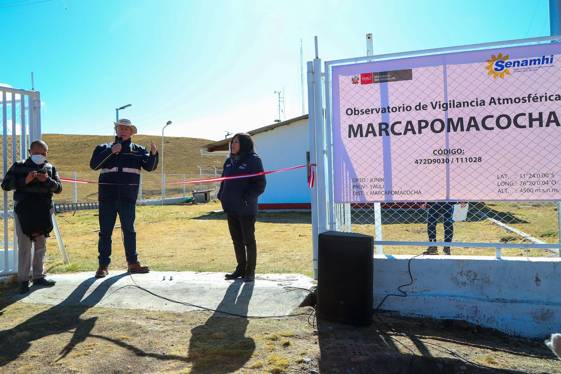 Junín: inauguran primer Observatorio de Vigilancia Atmosférica Global del país y Latinoamérica.
Foto: Ministerio del Ambiente