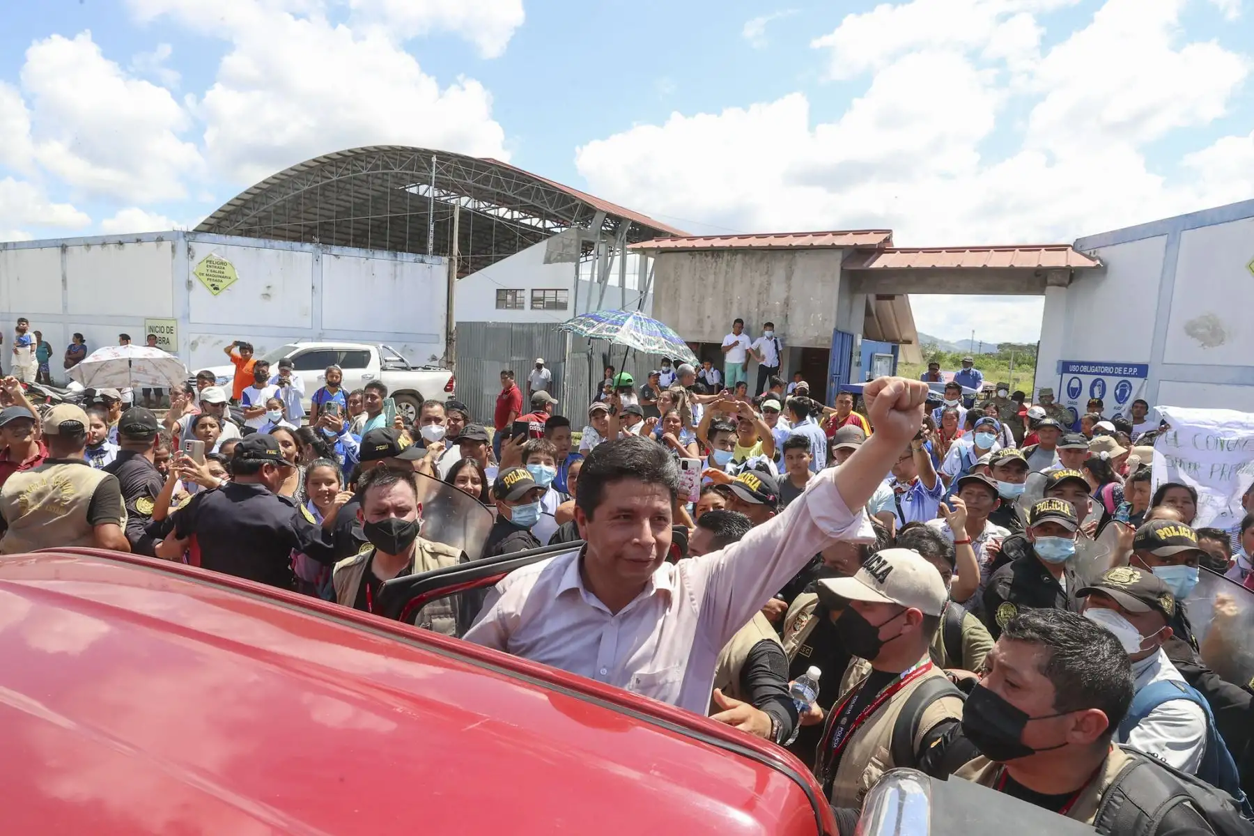 Presidente Pedro Castillo sostiene encuentro con la población de San Rafael, región San Martín.
Foto: ANDINA/Prensa Presidencia