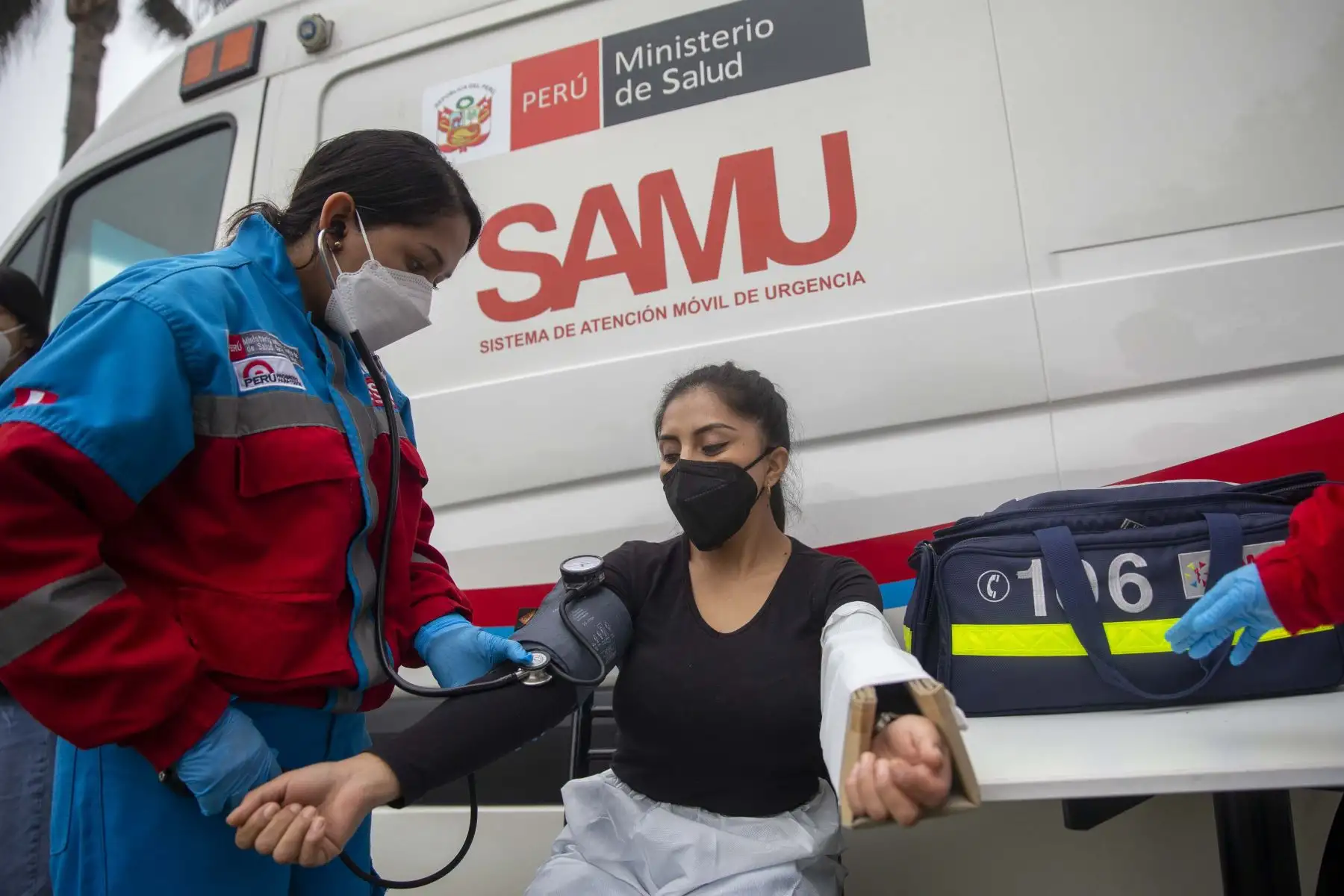 El Ministerio de Salud a través del Sistema de Atención Móvil de Urgencia (SAMU), brinda recomendaciones  de primeros auxilios ante la ocurrencia de un sismo de gran magnitud en nuestro país. 
Foto: ANDINA/Carla Patiño Ramírez