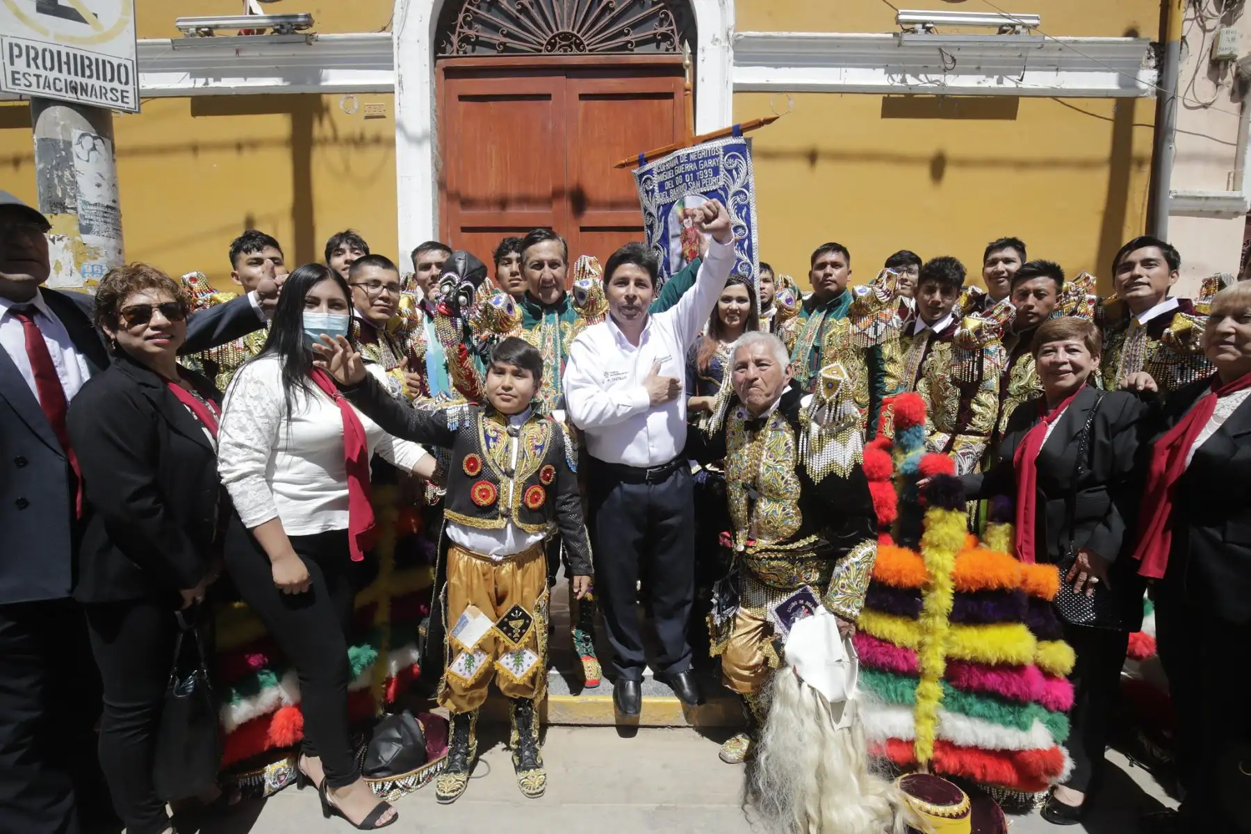 Presidente de la República, Pedro Castillo lidera ceremonia por el 483° aniversario de la fundación de la ciudad de Huánuco.
Foto: ANDINA/Prensa Presidencia